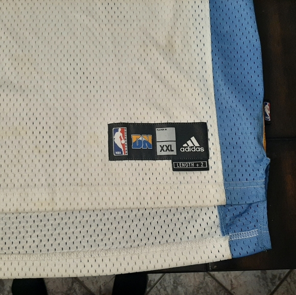 RARE Allen Iverson Denver Nuggets Stitched Jersey - Picture 2 of 3